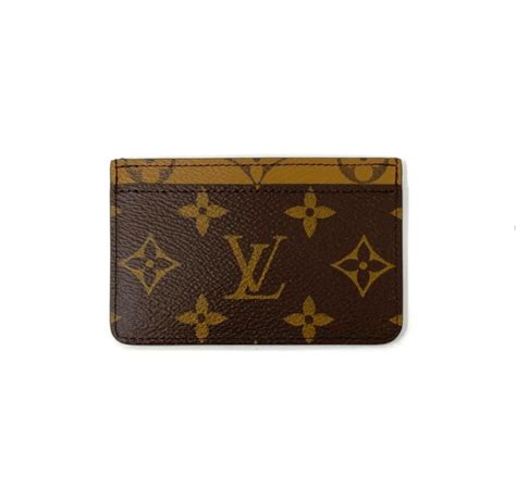 louis vuitton monogram reverse card holder